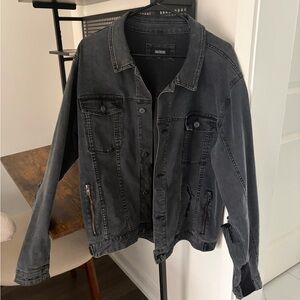 Men’s Zanerobe Distressed Jean Jacket XL